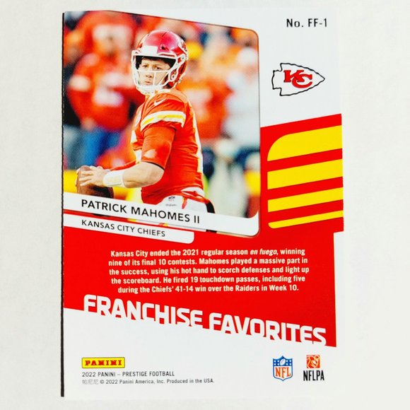 Kansas City Chiefs (Patrick Mahomes II) - FTBL [16_PM3] - Picture 3 of 3